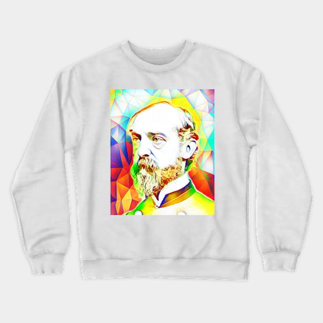 George Meade Colourful Portrait | George Meade Artwork 8 Crewneck Sweatshirt by JustLit